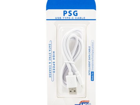 TP-1M PSG USB-Type C 3 foot Auto, Home Charge and Sync Heavy Duty Cable Discount