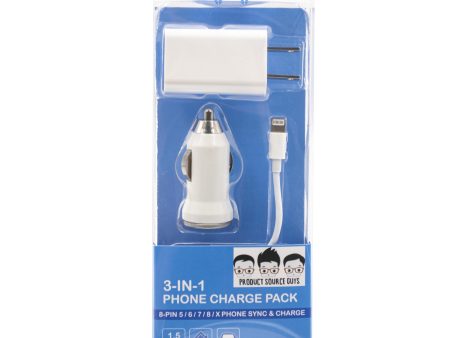 QH-C960-1 PSG 8-Pin 3-in-1 Auto or Home Charge and Sync Kit Discount