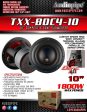 TXX-BDC4-10 Audiopipe 10 Quad Stack Woofer 4 ohm Online now