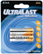 ULA2AA Ultralast AA 2 Pack Card For Cheap