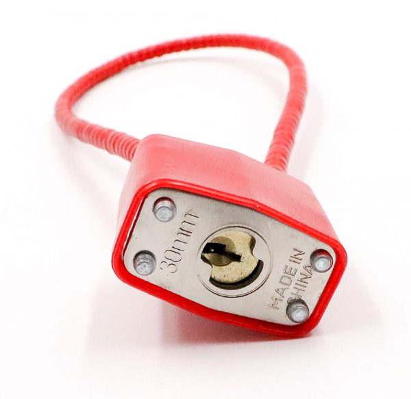 15 inch Cable Gun Lock - Firearm Handgun or Rifle - Red Hot on Sale