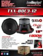 TXX-BDC3-12 Audiopipe 12 inch Triple Stack Dual Voice Coil Woofer Online Hot Sale