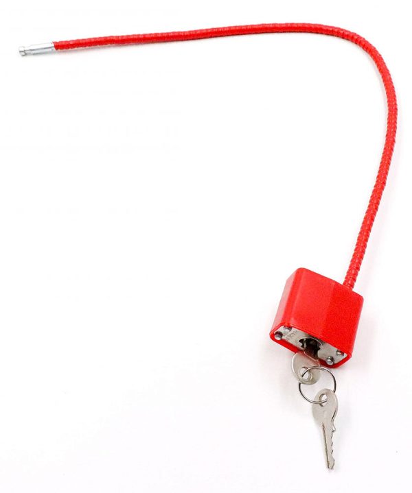 15 inch Cable Gun Lock - Firearm Handgun or Rifle - Red Hot on Sale