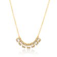 14ct Yellow Gold 1 2 Carat Diamond Adjustable 38 to 43cm Chain Sale