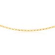 9ct Yellow Solid Gold 100 Gauge Curb 51cm Chain on Sale