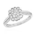 0.50ct Diamond Ring in 9ct White Gold on Sale