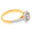 18ct Yellow Gold 1.50 Carat Diamond Ring With 1 Carat Australian Diamond Fashion