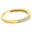 10ct Yellow Gold 0.05 Carat Diamond Claw Ring Online Sale