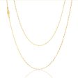 9ct Yellow Gold 40 Gauge 1:1 Figaro 51cm Chain Online Sale