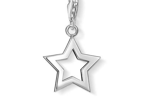 Sterling Silver Thomas Sabo Charm Club Open Star Online now