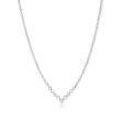 10ct White Gold 3 Carat Diamond On 45cm Chain Online