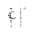 Thomas Sabo Magic Stars Sterling Silver Moon Dangle Earrings Cheap