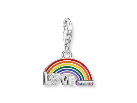 Thomas Sabo Charm Club Rainbow Multicoloured Stones Charm For Discount