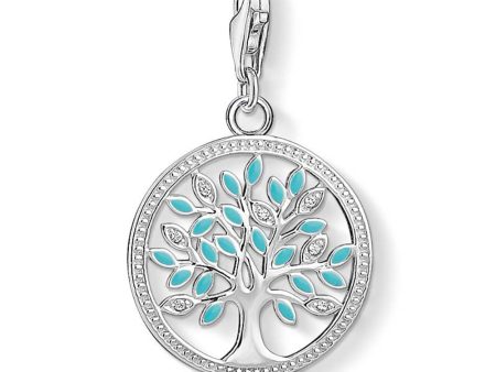 Sterling Silver Thomas Sabo Charm Club Turquoise Tree of Life Online Sale