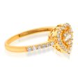 14ct Yellow Gold 1 3 Carat Diamond Heart Ring Sale