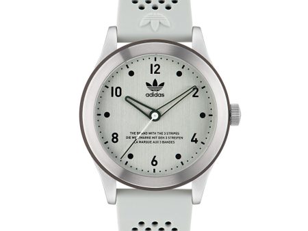 Adidas AOSY23033 Code Three Grey Silicone Womens Watch Fashion