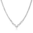 10ct White Gold 3 Carat Diamond On 45cm Chain Online