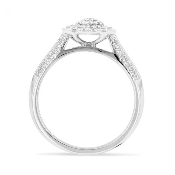 0.50ct Diamond Ring in 9ct White Gold on Sale