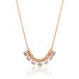 14ct Rose Gold 1 2 Carat Diamond Adjustable 38 to 43cm Chain Online Hot Sale