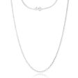 14ct White Gold 3 Carats Diamond Necklace with 157 Brilliant Diamonds 43cm length Supply