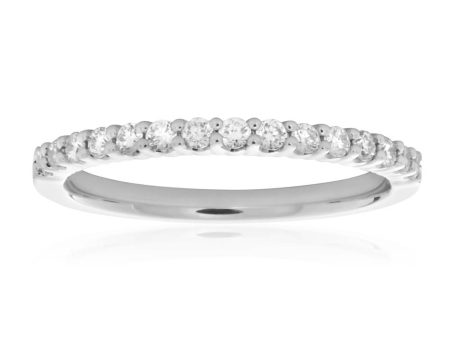 18ct White Gold Eternity Ring with 1 4 Carat of Diamonds Fashion