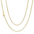 9ct Charming Yellow Gold Silver Filled Belcher Chain Online