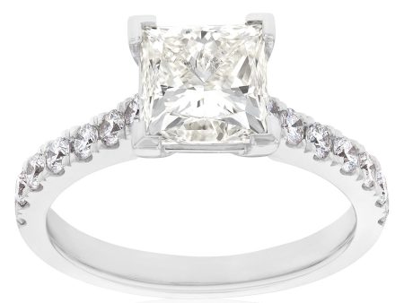 18ct White Gold 3 Carat Diamond Ring Online now