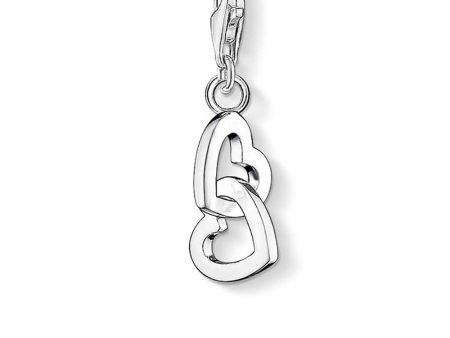 Sterling Silver Thomas Sabo Charm Club Locked Hearts For Cheap