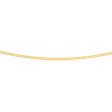 9ct Superb Yellow Gold Silver Filled Anchor Chain Discount