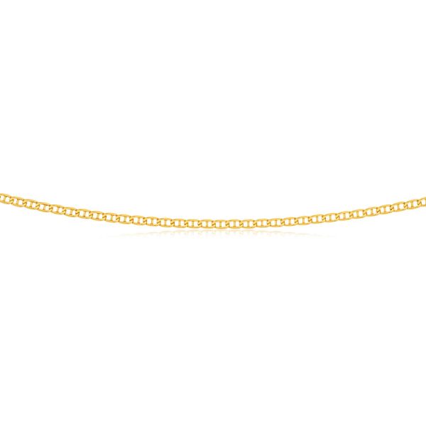 9ct Superb Yellow Gold Silver Filled Anchor Chain Discount