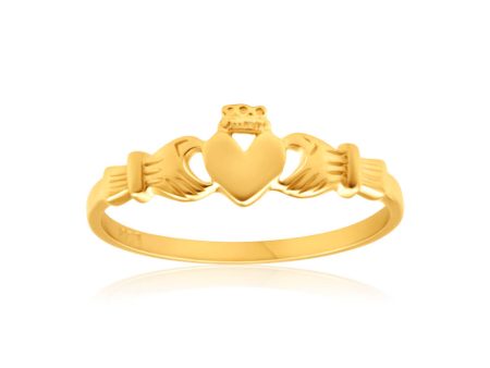 9ct Dazzling Yellow Gold Ring Fashion