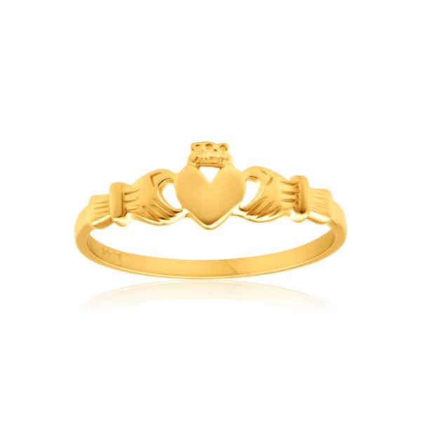 9ct Dazzling Yellow Gold Ring Fashion