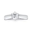 18ct White Gold 0.70 Carat GI Colour SI Clarity Certified Diamond Ring on Sale