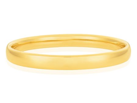 9ct Gold Bangle 65mm x 8mm Supply