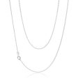 Sterling Silver Rhodium Plated 45cm 20 Gauge Double Curb Chain For Cheap