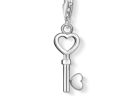 Sterling Silver Thomas Sabo Charm Club Open Heart Key Online Sale