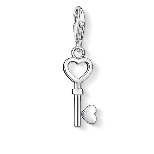 Sterling Silver Thomas Sabo Charm Club Open Heart Key Online Sale