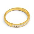 18ct Yellow Gold Ring With 0.25 Carats Of Brilliant Cut Diamonds Online