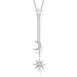 Sterling Silver Thomas Sabo Magic Star and Moon Necklace Discount