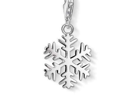 Sterling Silver Thomas Sabo Charm Club Snow Crystal Fashion