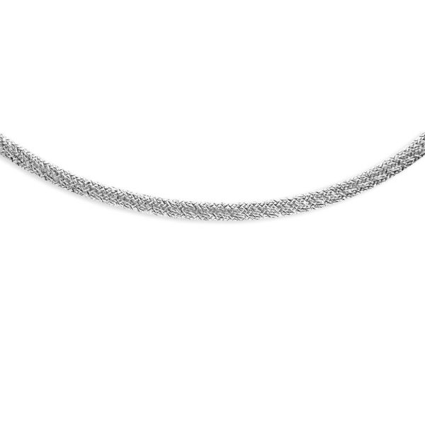 Sterling Silver Reversible Omega 5mm Chain Cheap