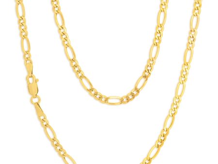 9ct Dazzling Yellow Gold Figaro Chain Sale