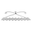 25 Diamond Slider Bracelet in Sterling Silver For Cheap