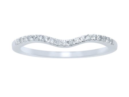 18ct White Gold Ring With 0.1 Carats Of Diamonds Fashion