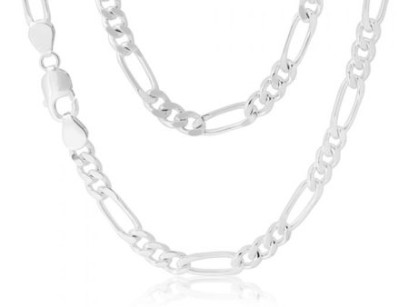 50cm Sterling Silver 200 Gauge Figaro 1:3 Chain Online