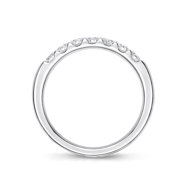 Memoire 18ct White Gold 1 2 Carat Diamond Odessa Eternity Ring Online now