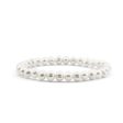 White Freshwater Pearl Stretch Bracelet For Cheap