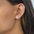 Sterling Silver Zirconia Star Stud Earrings Online now