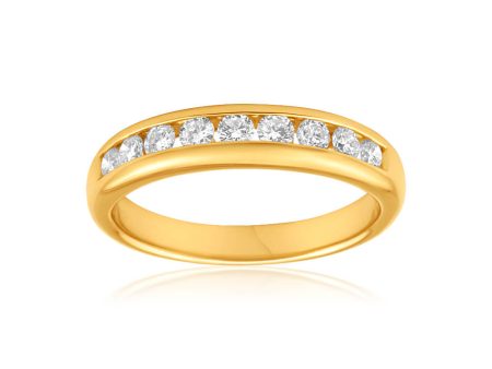 18ct Yellow Gold  Stefania  Ring With 0.5 Carats Of Brilliant Cut Diamonds Sale