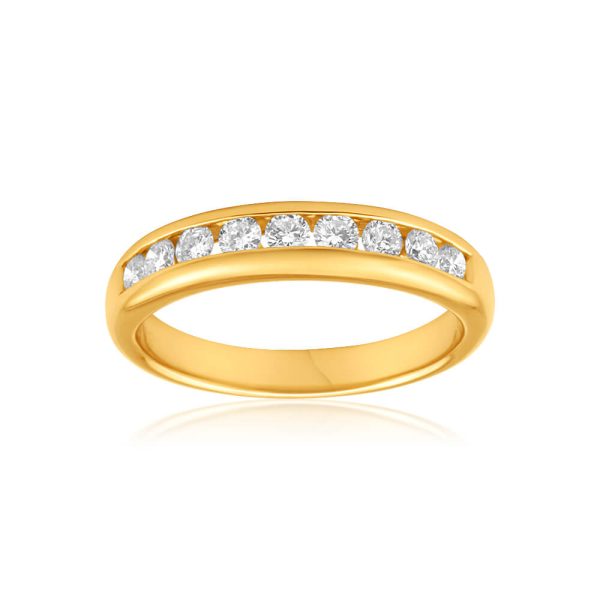 18ct Yellow Gold  Stefania  Ring With 0.5 Carats Of Brilliant Cut Diamonds Sale